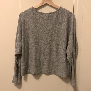 3/$20 H&M silver batwing sleeve sweater size S